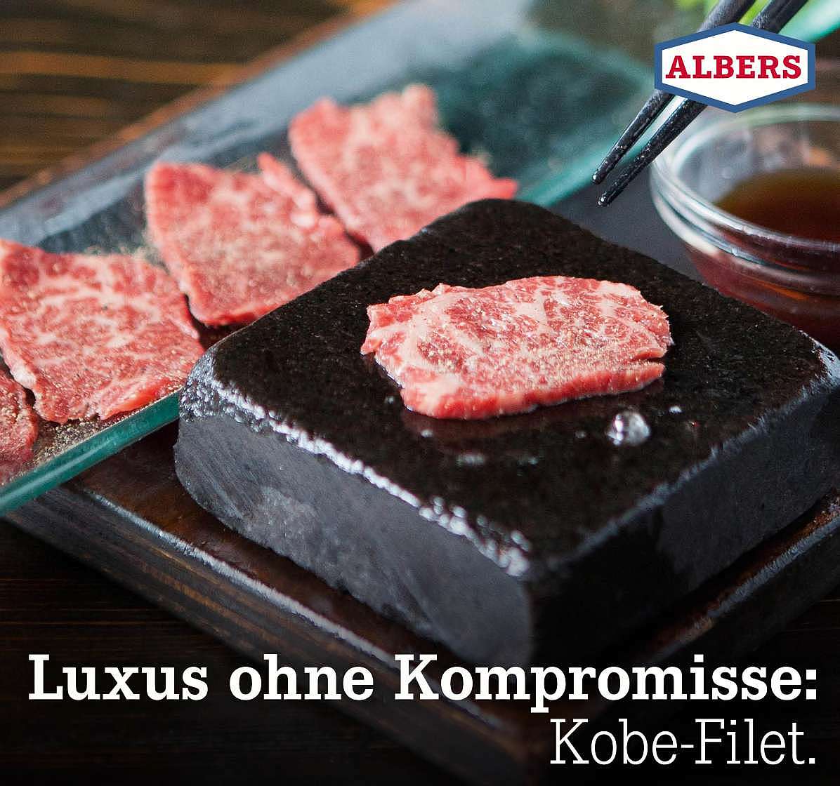 Luxus ohne Kompromisse: Kobe-Filet.