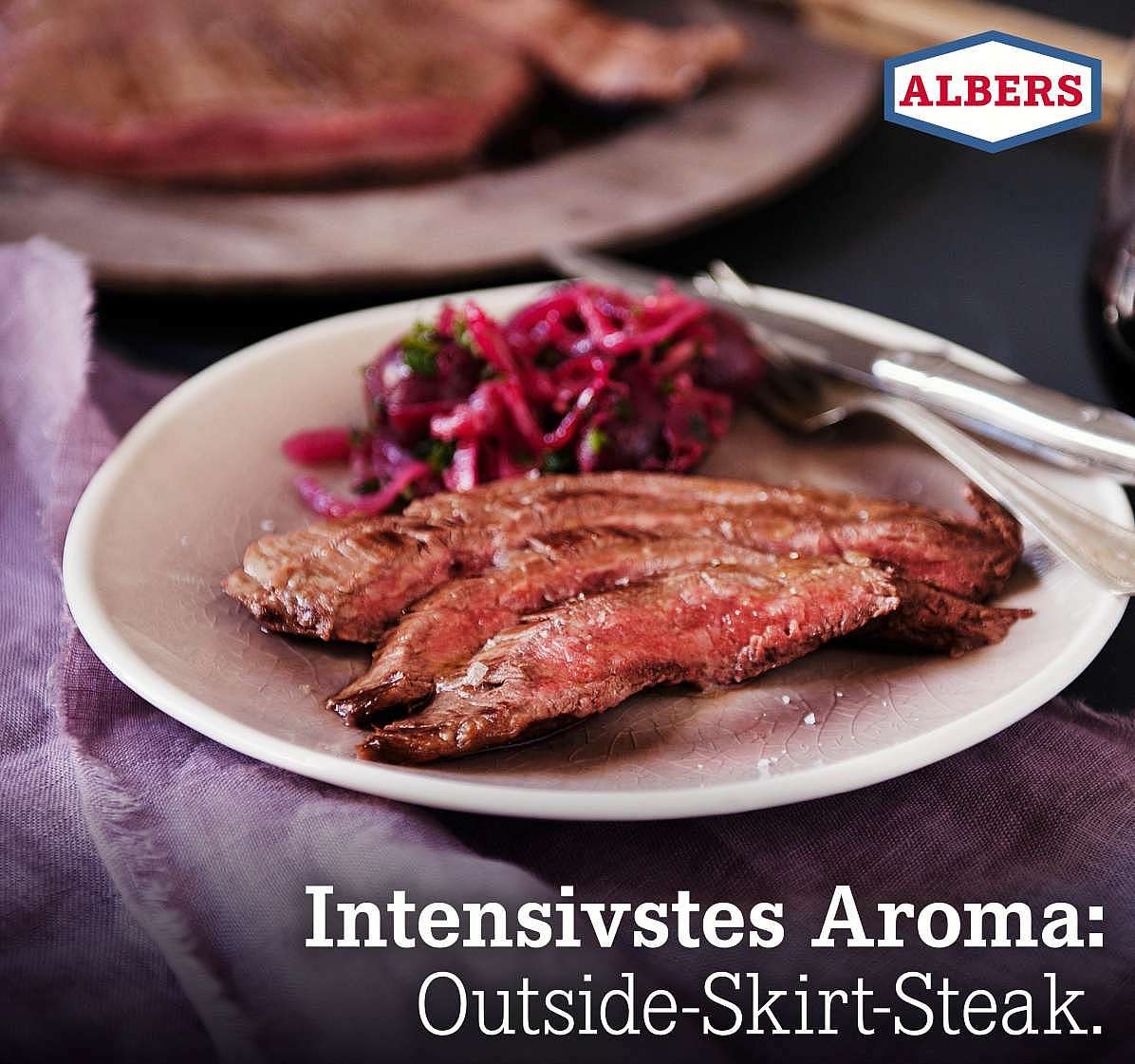 Intensivstes Aroma: Outside-Skirt-Steak.