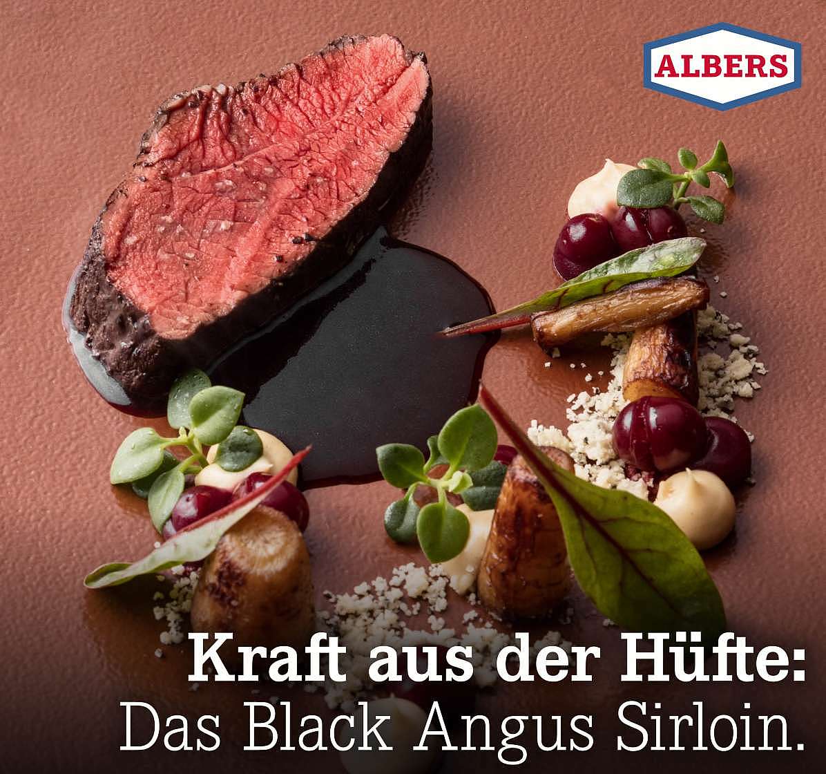 Kraft aus der Hüfte: Das Black Angus Sirloin.