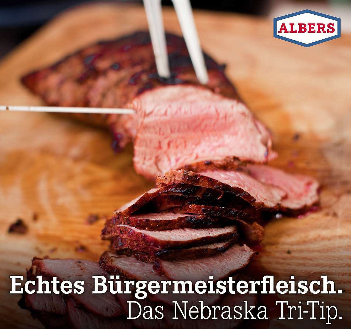 Echtes Bürgermeisterfleisch. Das Nebraska Tri-Tip.