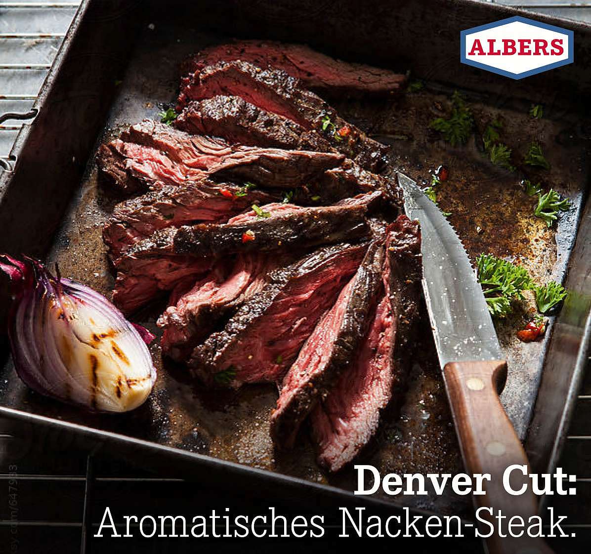 Denver Cut: Aromatisches Nacken-Steak.