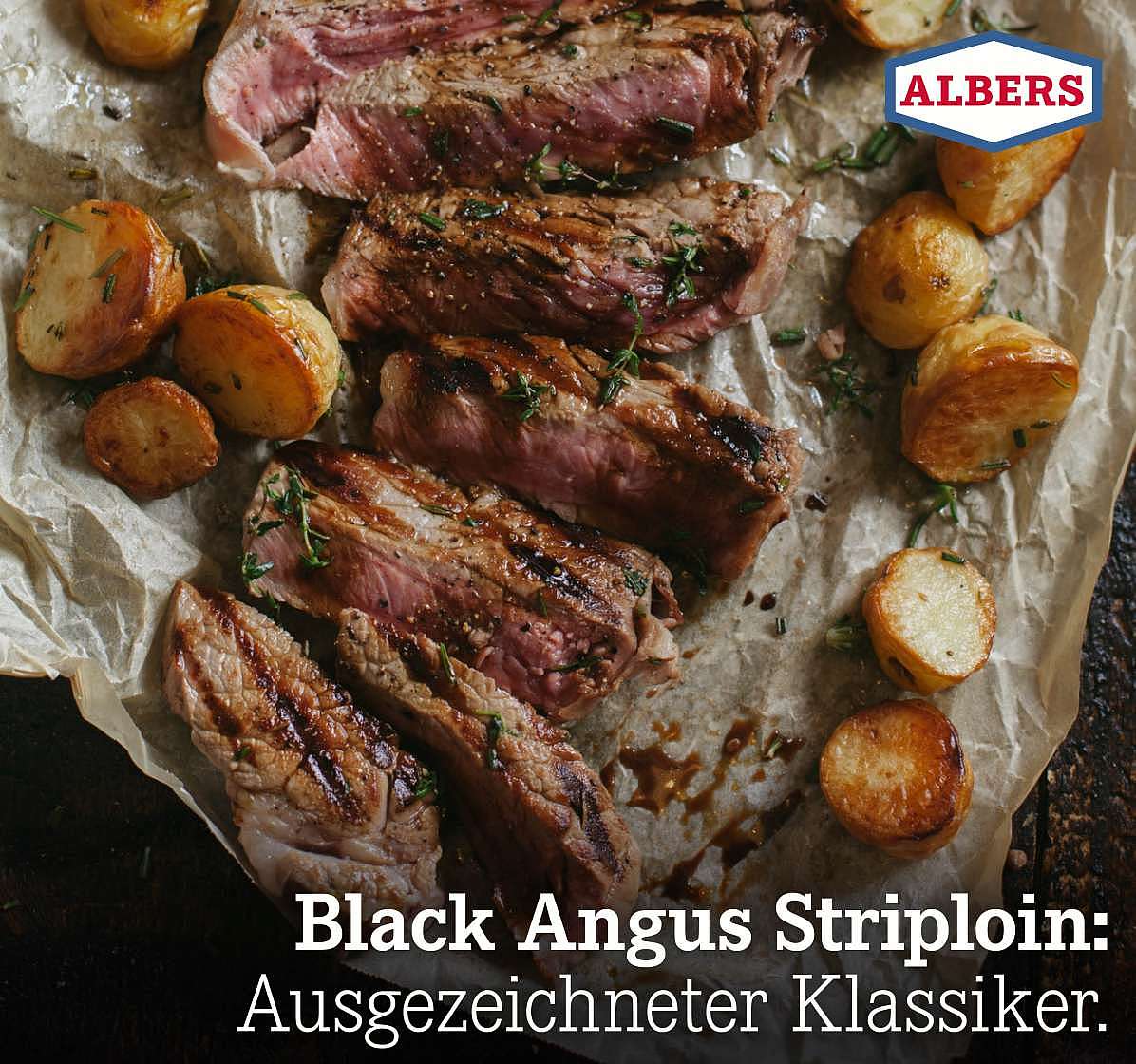 Ausgezeichneter Klassiker: Das Black Angus Striploin.