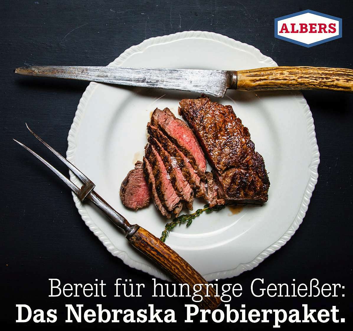 Bereit für hungrige Genießer: Das Nebraska Probierpaket.