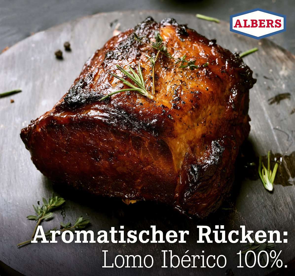 Aromatischer Rücken: Lomo Ibérico 100%.