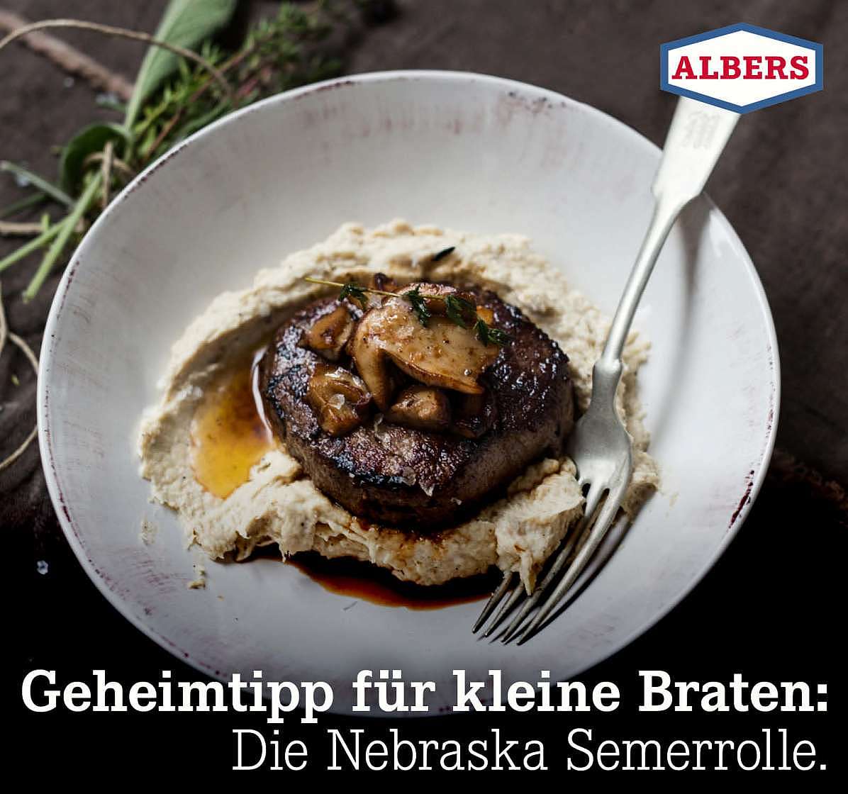 Geheimtipp für kleine Braten: Die Nebraska Semerrolle.