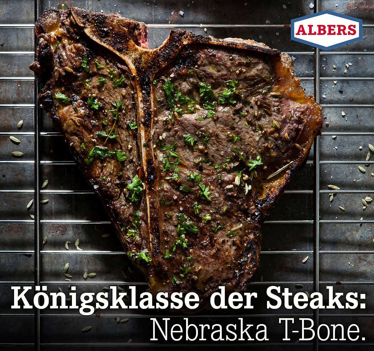 Königsklasse der Steaks: Nebraska T-Bone