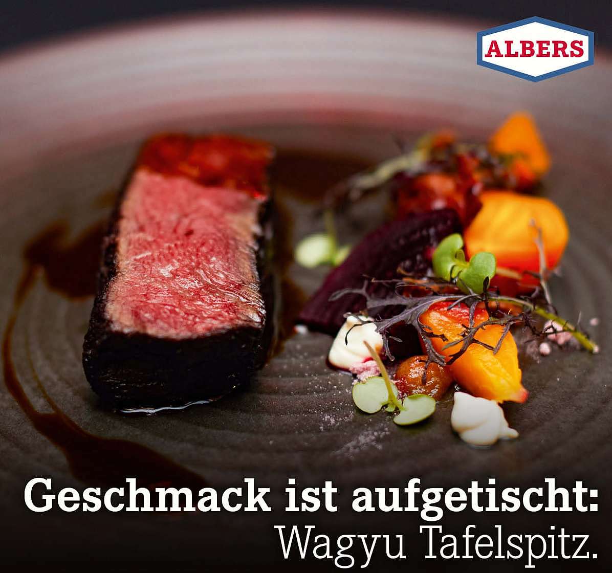 Geschmack ist aufgetischt: Wagyu Tafelspitz.