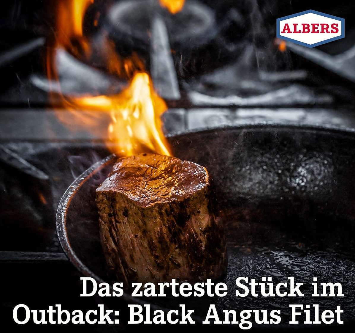 Das zarteste Stück im Outback: Black Angus Filet 