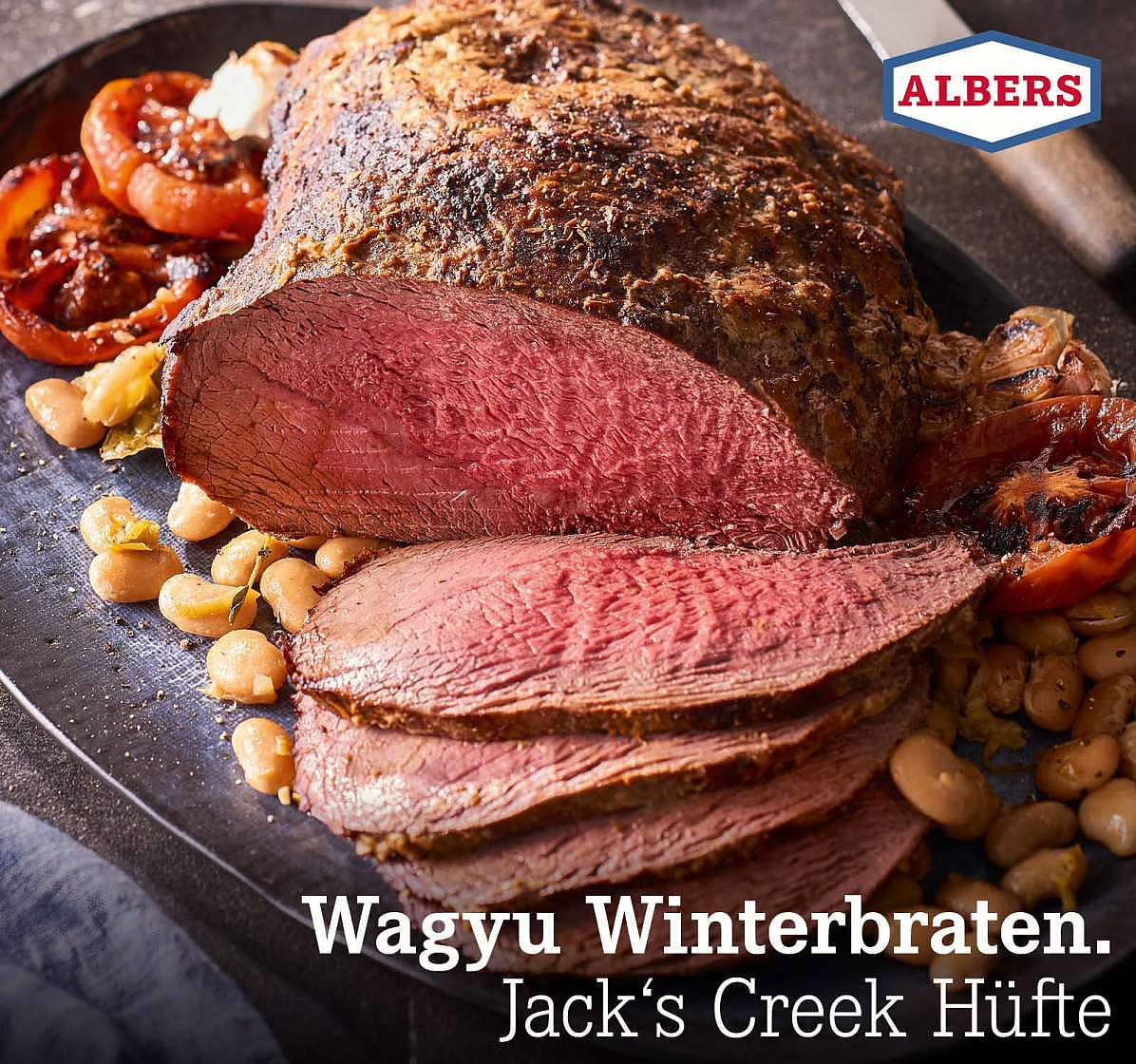 Wagyu Winterbraten. Jack's Creek Hüfte