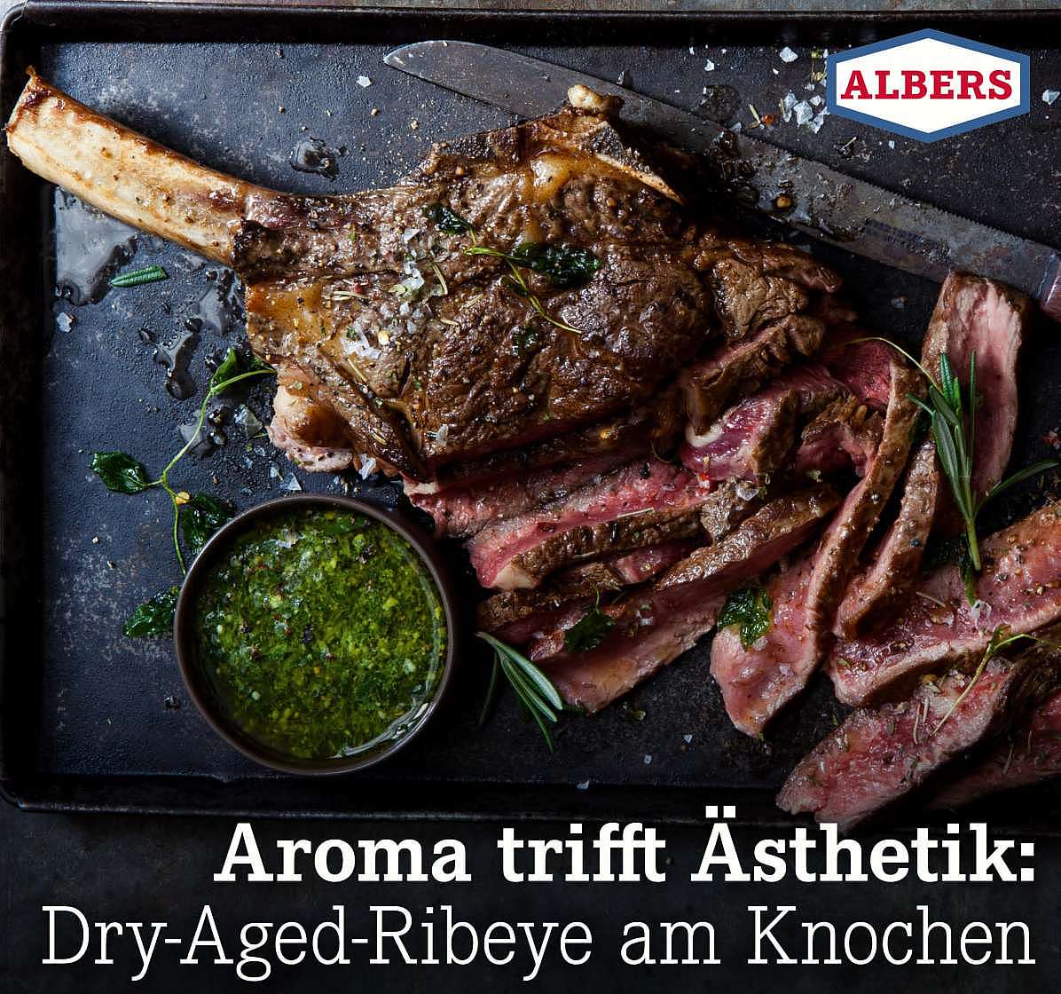 Aroma trifft Ästhetik: Dry-Aged-Ribeye am Knochen