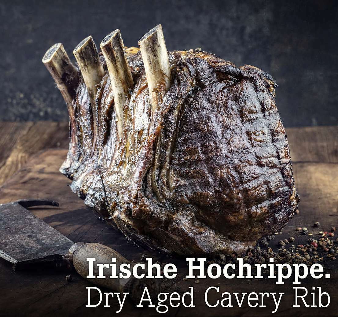 Verpasst? Irische Hochrippe. Dry Aged Carvery Rib 