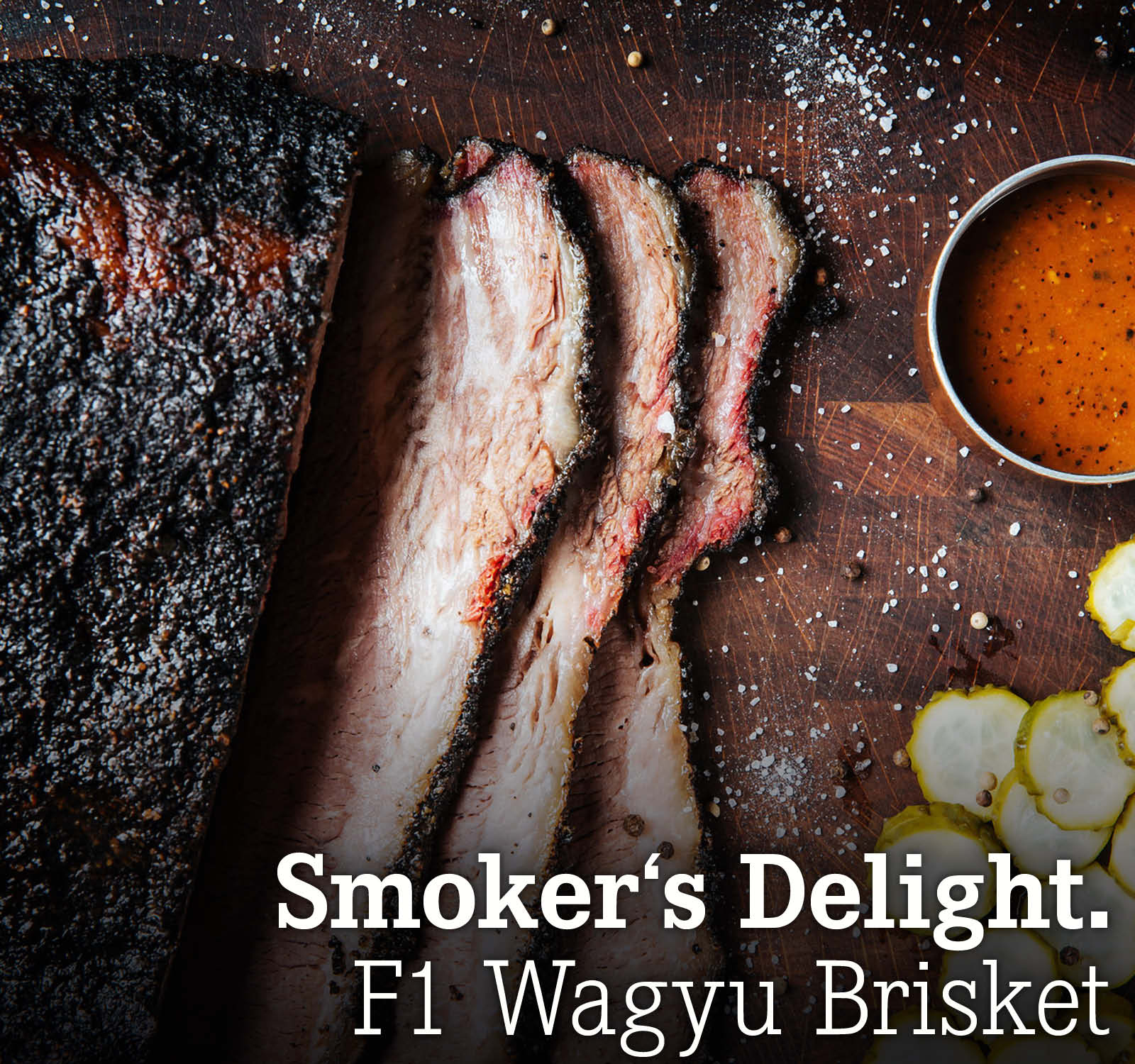 Smoker‘s Delight. Jacks Creek F1 Wagyu Brisket